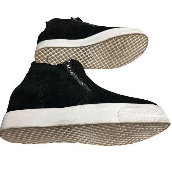 Steve Madden Woman Wedge Black Sneaker Booties 8 - Picture 6 of 8